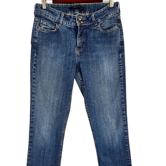 Levi's Denim - Levis Denim Jean 12 Straight Leg Western Cowgirl Slender 526th Classic Med Wash